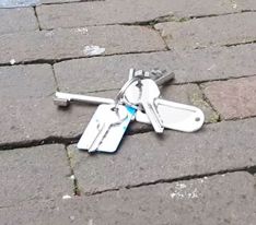 Zoekgeraakte sleutels van een inwoner van Berlicum Zoekgeraakte sleutels van een inwoner van Berlicum